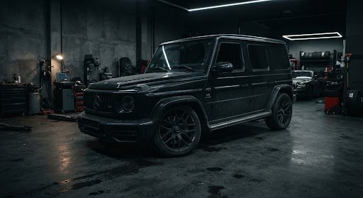 قبل — مرسيدس G — ارتفاع الركوب